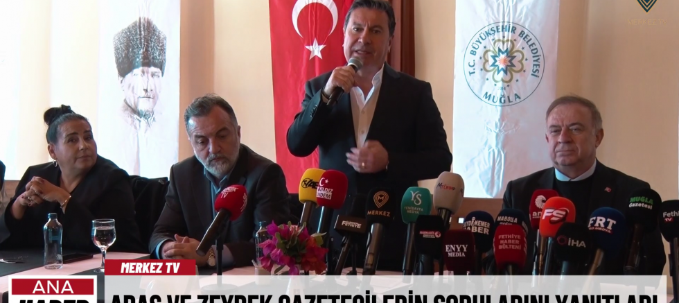 Aras ve Zeybek Gazetecilerin Sorularını Yanıtladı