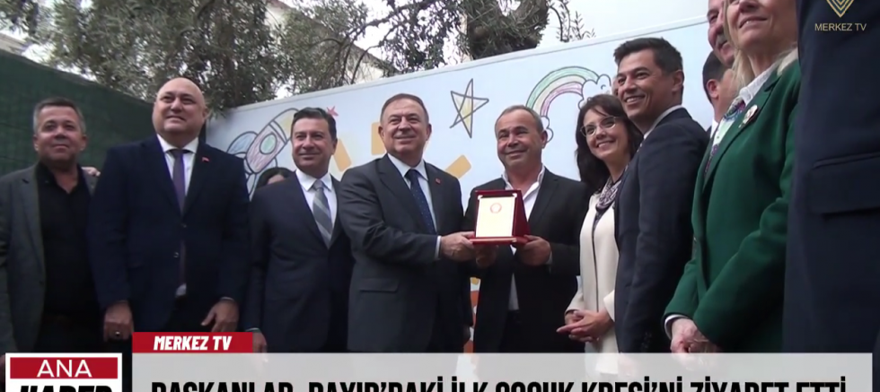 Başkanlar, Bayır’daki İlk Çocuk Kreşi’ni Ziyaret Etti