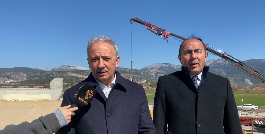 Kadem Mete Kötekli Kavşağı Çalışmalarını Yerinde İnceledi