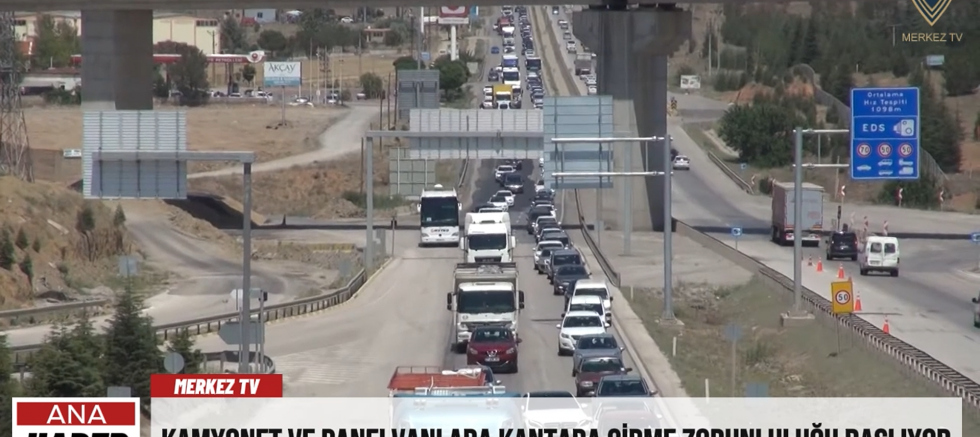 Kamyonet ve Panelvanlara Kantara Girme Zorunluluğu Başlıyor