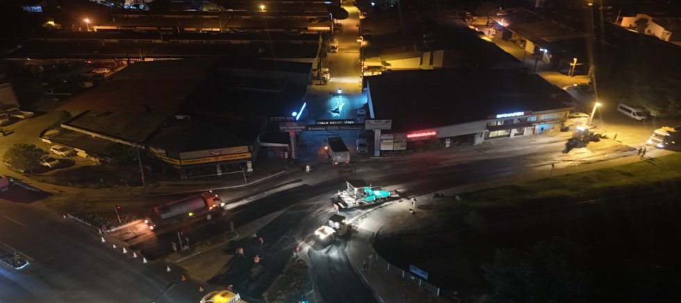 Büyükşehir’den Güvenli Ulaşım İçin Gece Mesaisi