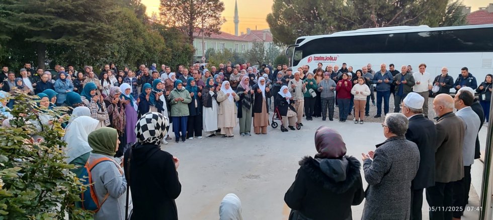 Muğla 2 Dalaman 1 Özel Umre Kafilesi Dualarla Uğurlandı