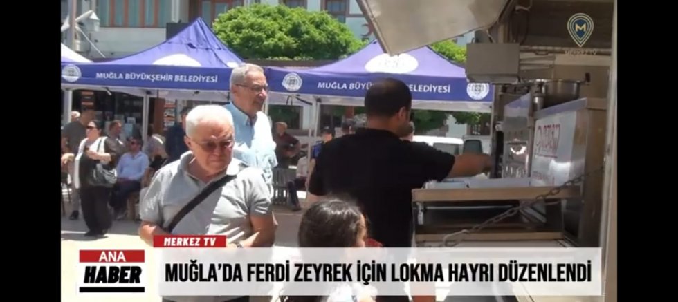 Muğla’da Ferdi Zeyrek İçin Lokma Hayrı Düzenlendi