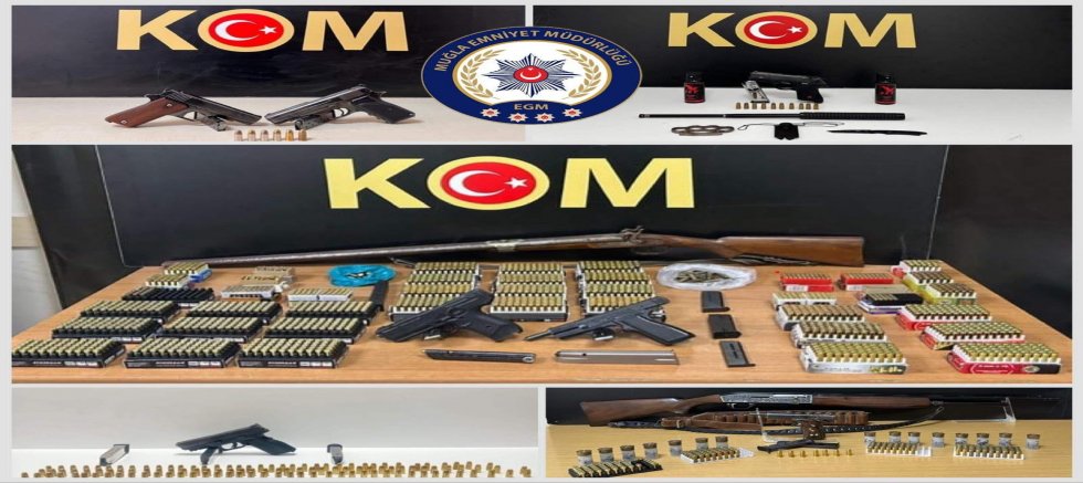 Muğla’da Silah ve Uyuşturucu Operasyonu: 12 Şüpheli Yakalandı