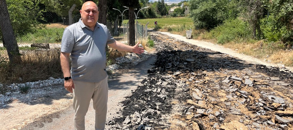 MESUT BAŞKAN: “DİPSİZ – TAŞKESİK YOLUNUN YENİLEME ÇALIŞMALARINA BAŞLANDI”