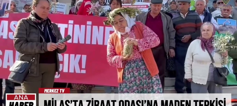 MİLAS’TA ZİRAAT ODASI’NA MADEN TEPKİSİ