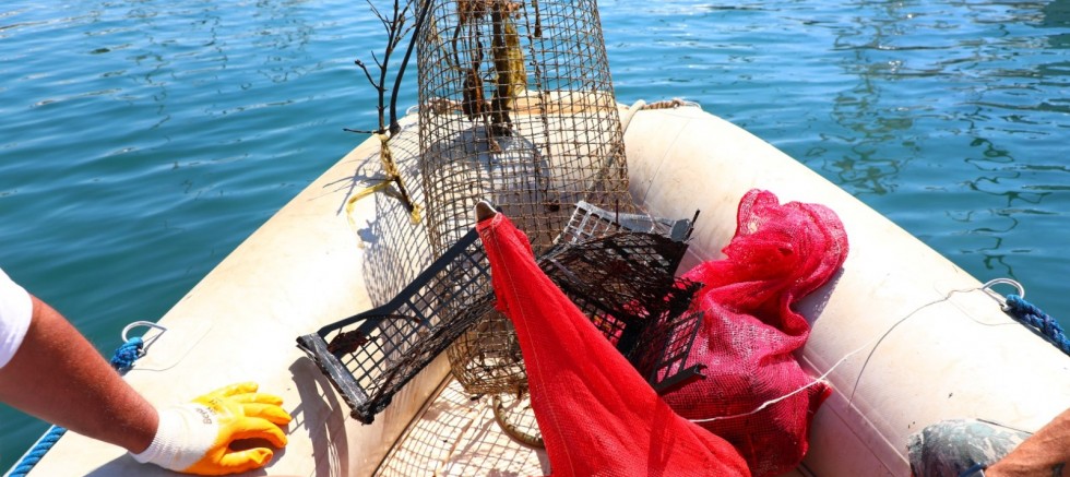 Ortakent’te Deniz Dibi Temizliği 