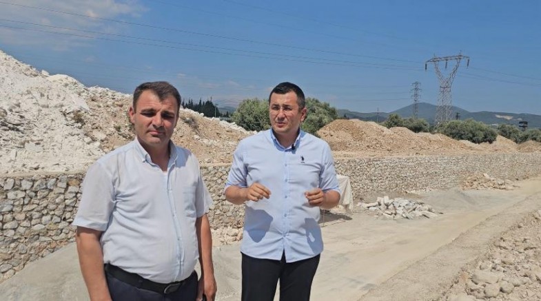 Paşapınarı’nda Taşkın Koruma Çalışmaları Sürüyor