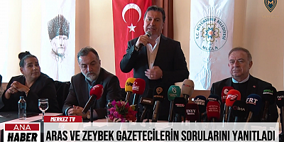 Aras ve Zeybek Gazetecilerin Sorularını Yanıtladı