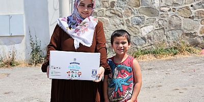 Bodrum Belediyesinden Çocuklara Süt Desteği