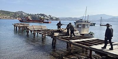 Bodrum’da Kaçak İskele ve Karavanlara Müdahale