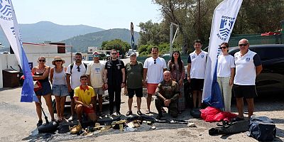 Bodrum’un Engin Maviliğinde Temizlik Devam Ediyor