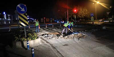 Büyükşehir’den Güvenli Ulaşım İçin Gece Mesaisi