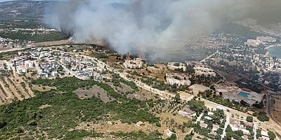 Didim Akbük’te Makilik Alanda Yangın Çıktı