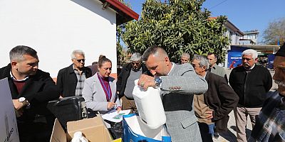Don Zararını Azaltmak İçin Narenciye Üreticilerine Gübre Dağıtıldı