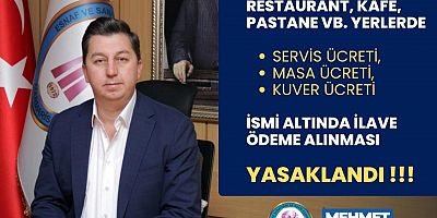 Marmaris’te Esnafa Uyarı: Masa ve Servis Ücreti Alınamayacak