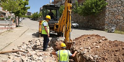 Menteşe’de içme Suyu Hatları Yenilendı