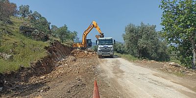 Milas’ın Kırsal Mahallesine Ulaşım Yatırımı
