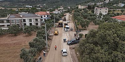 Milas Menteş Yolu Yenileniyor