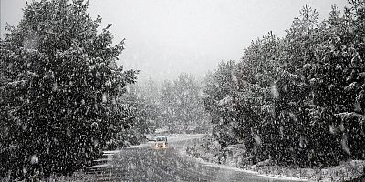 MUĞLA’YA NİSAN’DA KAR SÜRPRİZİ