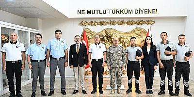 Özel Güvenlik Görevlilerinden Emniyet Müdürüne Ziyaret