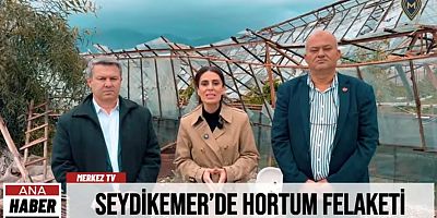 Seydikemer’de Hortum Felaketi: Seralar Kullanılamaz Hale Geldi