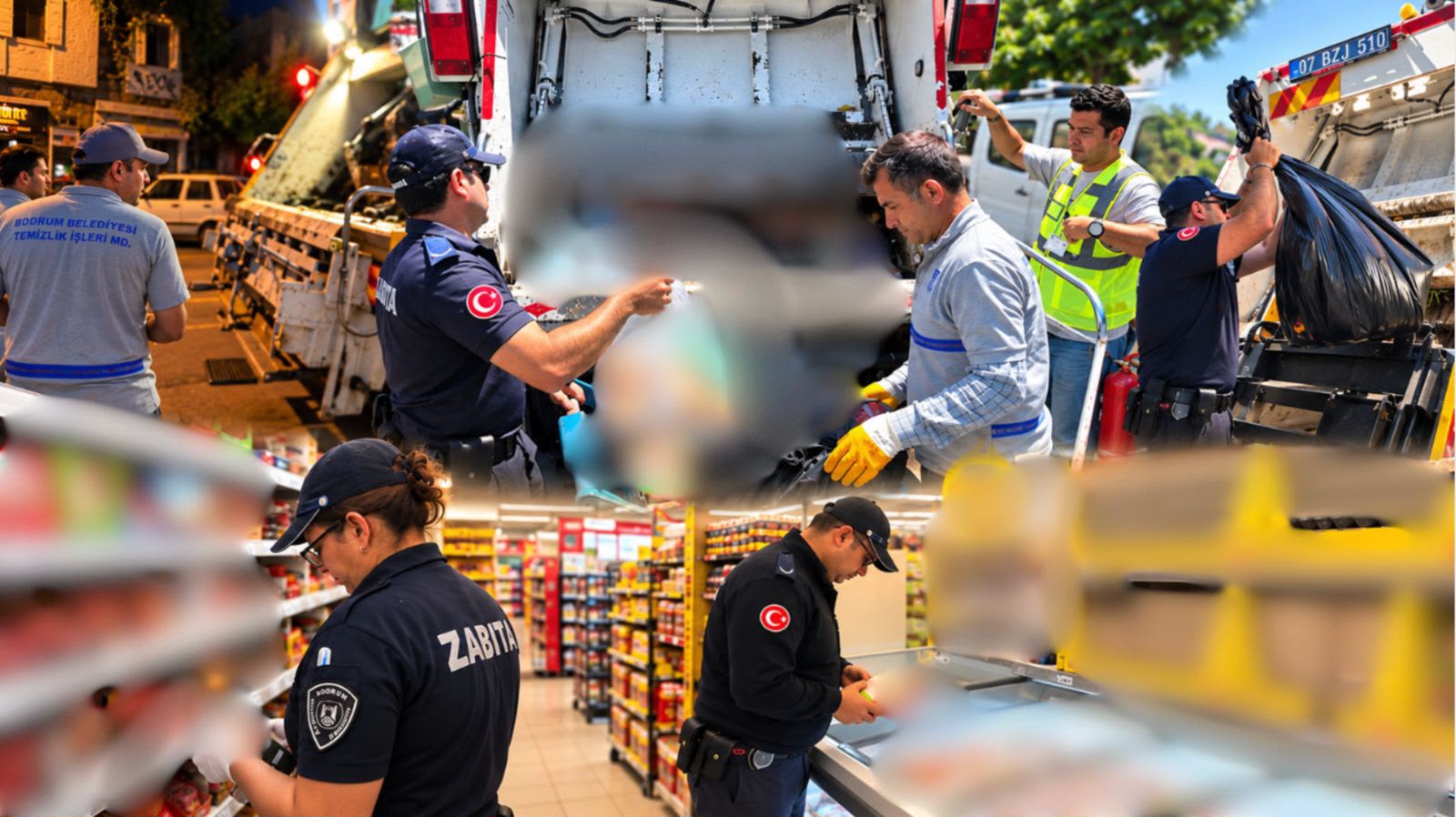Bodrum Belediyesi Zabıta Ekiplerinden Marketlere Sıkı Denetim